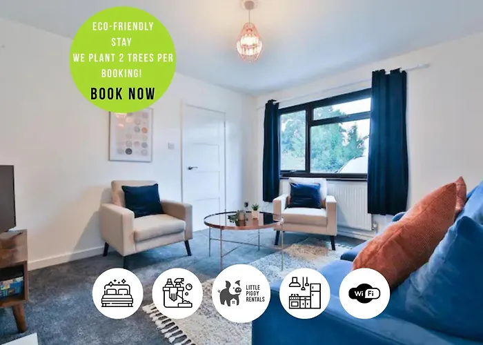 3 Bedroom Home With 5 Beds, Free Parking And Wifi For Contractors And Families Bristol