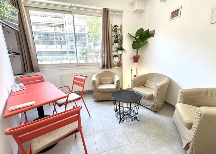 Aparthotel Riviera - Maison Du Grand Sud - Confortable Petit 3 Pieces - Promenade Des Anglais Nizza