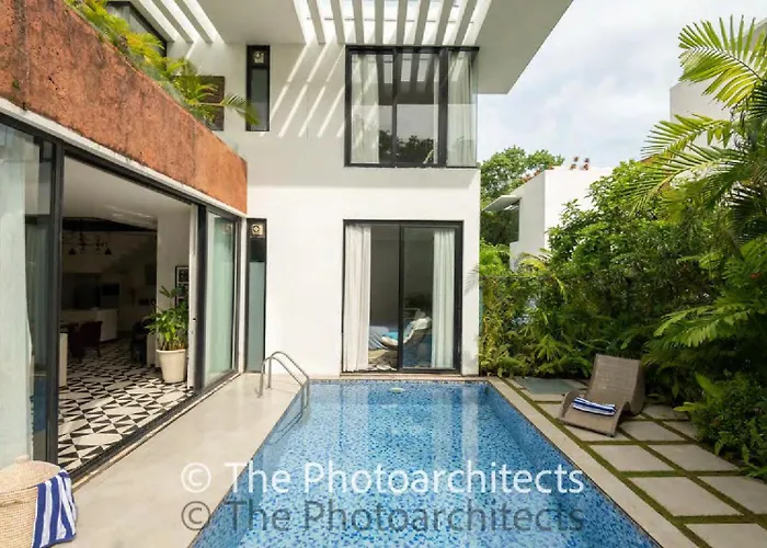 Villa Lushe Serene 3 Bhk With Private Pool Near Popular Beaches Vagator