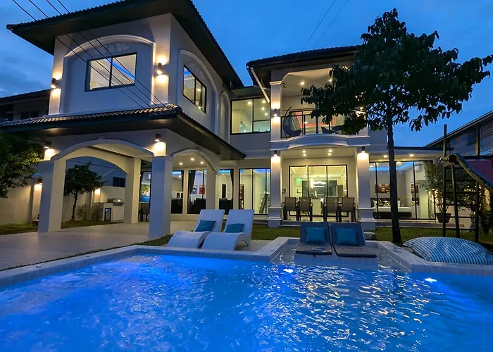 Villa Bella 2 - 7 Bedroom Luxury Pool Villa - 14Min To Walking Street Pattaya