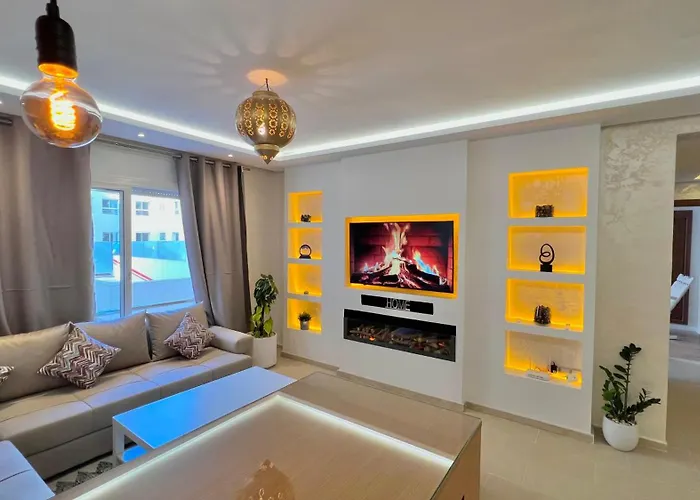 N8 Appartement, 3 Chambres Haut De Gamme, A Deux Pas De L Ocean Et Du Mall Rabat