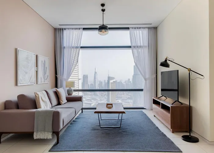 Ferienwohnung Blueground Difc Burj K Views Indoor Pool Dxb-1493 Dubai
