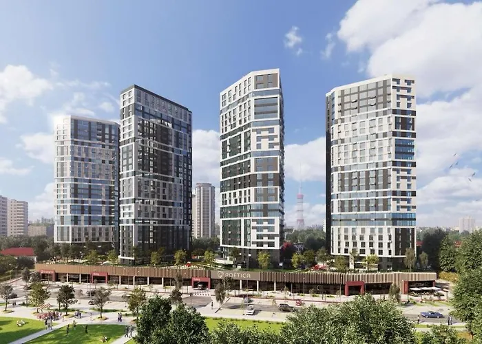 Ддд! 21-121 Poetika, Degtyarivska 25E, Kyiv, Shuliavska Metro Nearby, Fantastic City View, Petrovdom Apartment