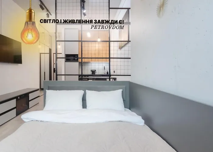 На Видалення!10-68A In Rc Manhattan, 11 Beresteiskyi Street,Petrovdom Apartments Kiew