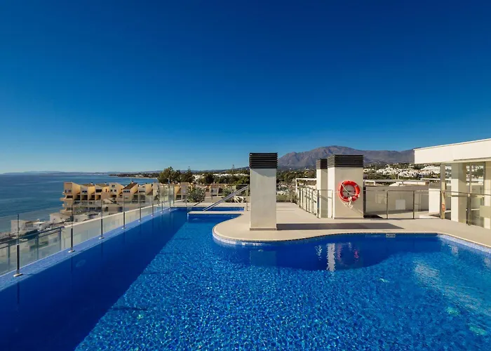 First-Line Beach, Terrace And Pool With Incredible Sea Views, New Golden Mile Estepona