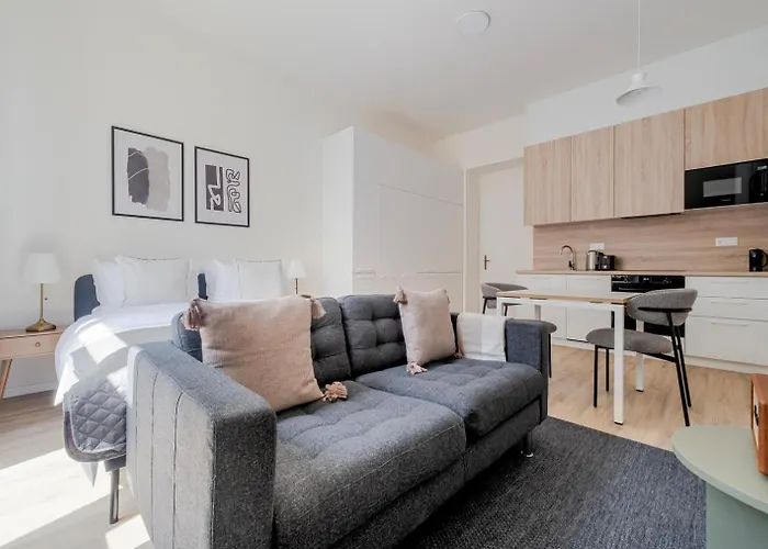 Ferienwohnung Blueground Holesovice Balcony Nr Vltava Prg-55 Prag
