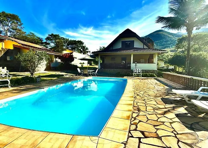 Villa Sitio Piscina Pertinho De Campos Do Jordao 25 Min