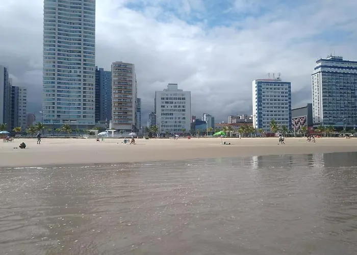P15 - Varanda Gourmet, 100M Do Mar -2 Vagas De Garagem - Petfriendly Praia Grande 