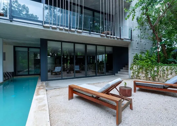 Ferienwohnung New Bamboo K'Iin Jacuzzi & Pool Tulum
