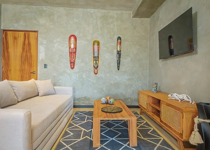 Ferienwohnung New Bamboo K'Aak Pool & Roof Tulum