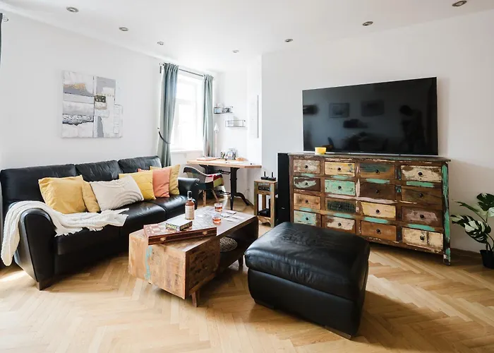 Prague Days - Maisonette Retreat With Terrace, Ac And Tv Tower View