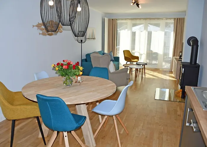 schöne Ferienwohnungen mit Kamin im Ostseebad Sellin