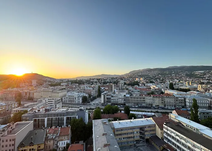 Skyline Apartment In Center - Sarajevo Best City View