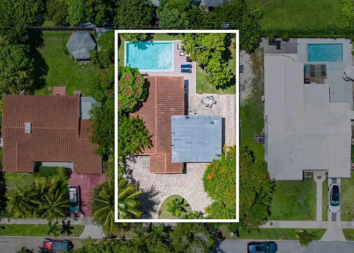 Villa Modern 4Br Retreat With Private Pool - Near Brickell Miami