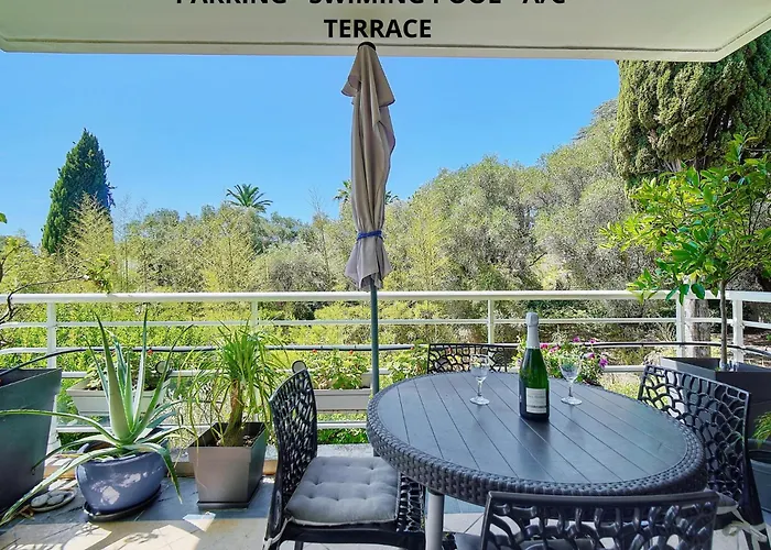 Lumineux 3 Chambres Terrasse Piscine Parking A3B134 Cannes