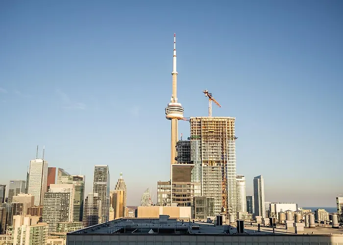 48Th Floor Cn Tower View 1 Bedroom Condo Iceboat Terrace Downtown Toronto