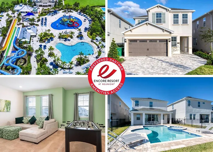 Lovely Home Near Disney With Private Pool, Foosball Table And Waterpark & Resort Access At Encore Resorts Reunion - 408Sf Kissimmee
