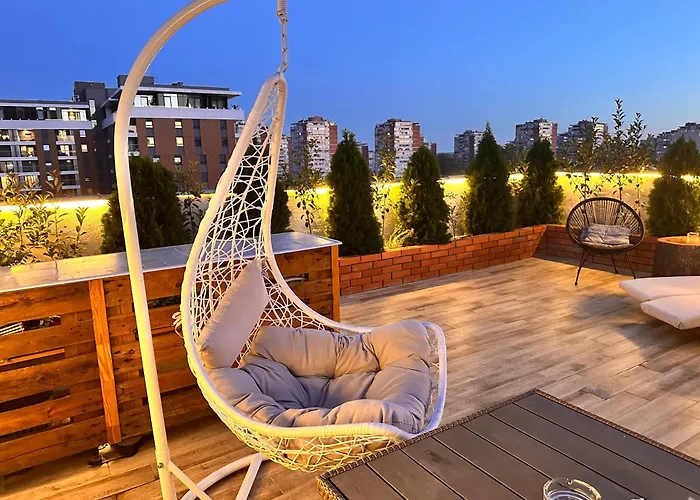 Golden Sunset Terrace Apartment Ana Belgrad