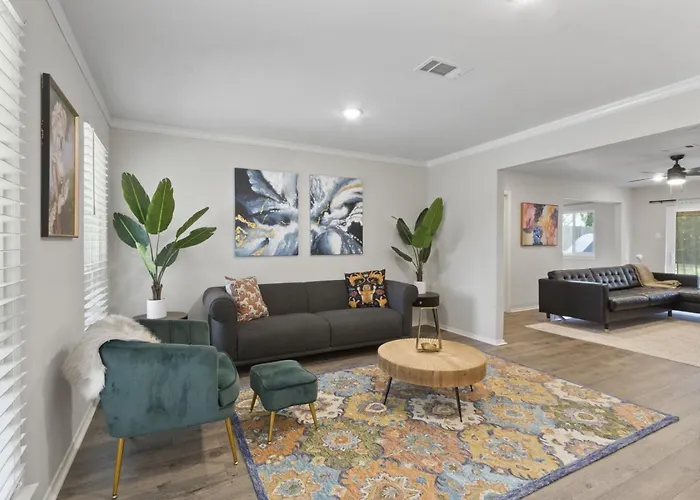Charming 3-Bedroom House In Terrific Houston With Ac, Wifi