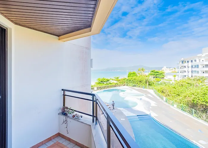 C105 Lindo Apartamento Com Vista Para O Mar Em Canasvieiras Florianópolis