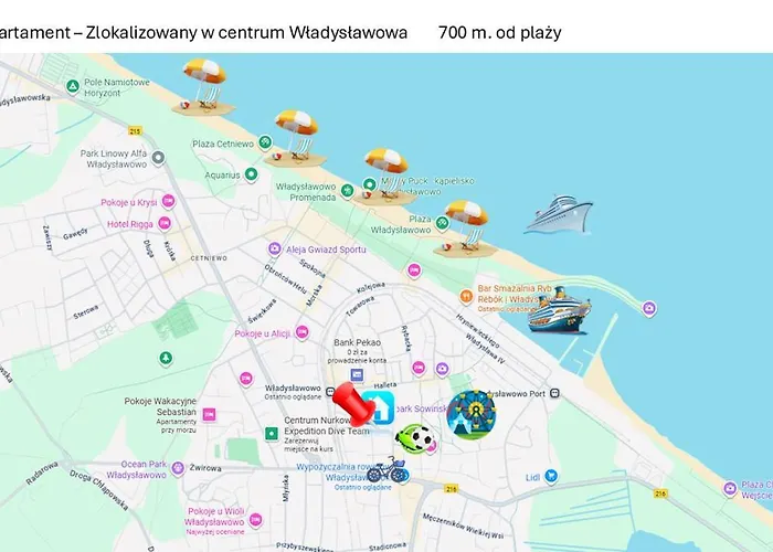 Apartament Bialy Władysławowo