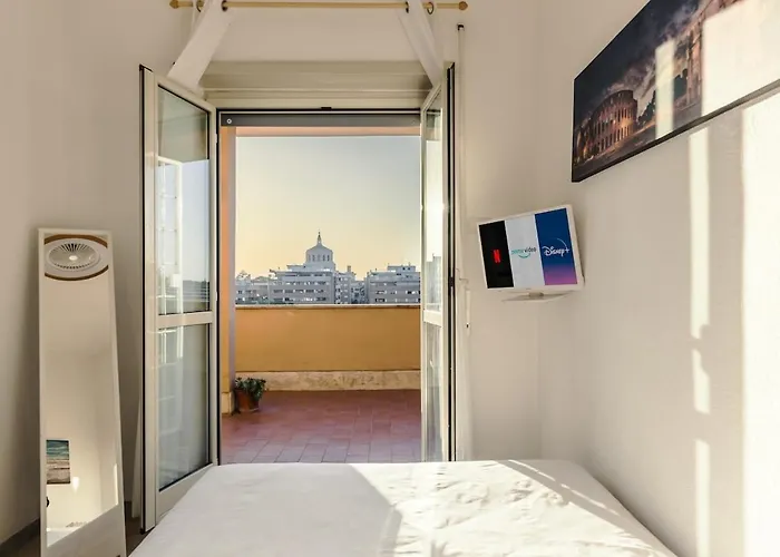 Eur-Motagnola Attico 2Bedr Apt 280 Terrace View Rom