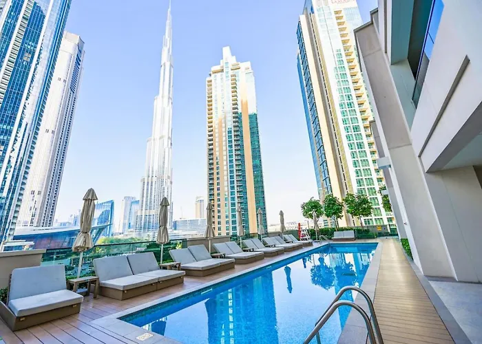 Ferienwohnung Modern 1BR in ACT Tower 1 Dubai