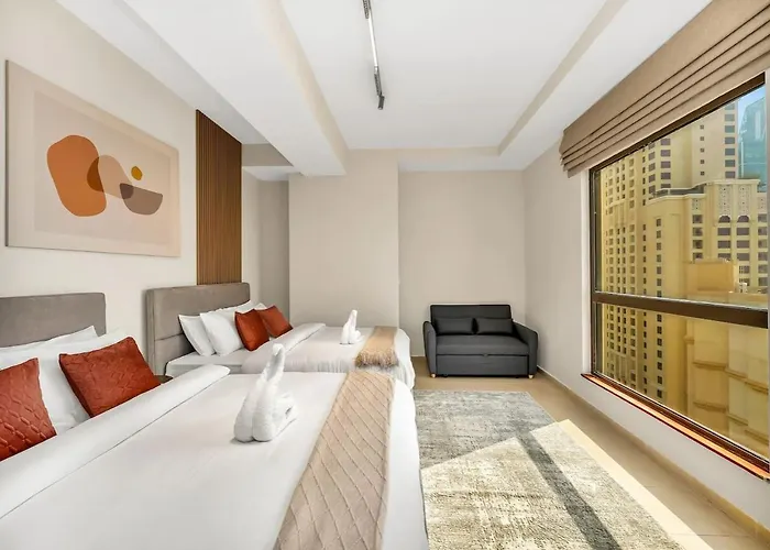 Ferienwohnung Comfy 2Br Amwaj 4 Sleeps 10 Dubai