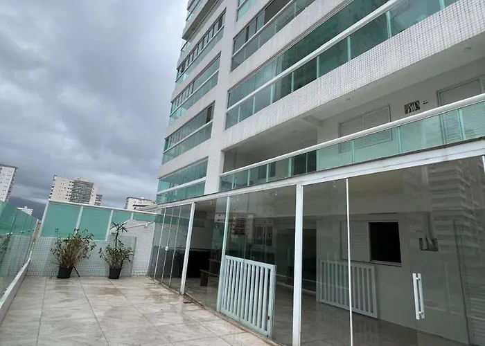 Espaco, Conforto E Vista Mar - Garden Exclusivo Praia Grande 