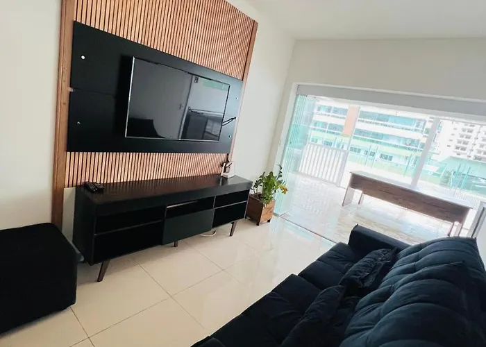 Espaco, Conforto E Vista Mar - Garden Exclusivo Praia Grande 