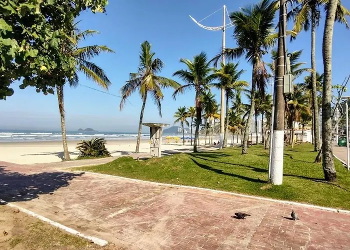 Novo Apartamento Vista Mar Com Piscina E Area Gourmet Praia Grande 
