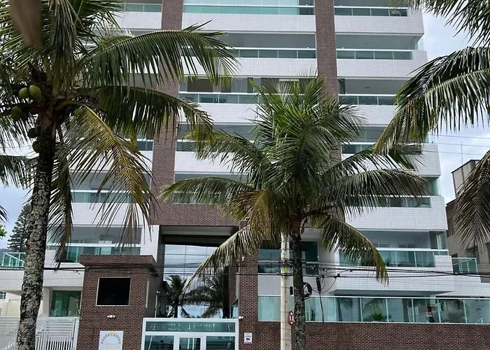 Novo Apartamento Vista Mar Com Piscina E Area Gourmet Praia Grande 