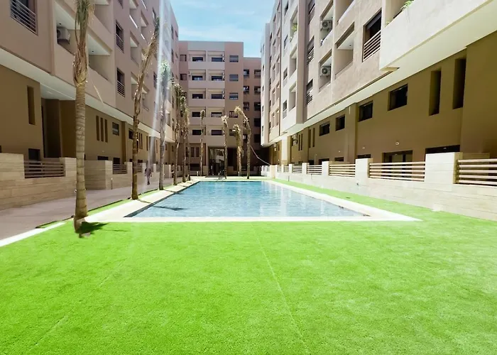 Charmant Appart , Confort Avec Balcon Et Piscine Marrakesch