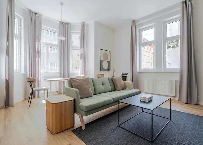 Ferienwohnung Blueground Holesovice View Nr Vltava Prg-52 Prag