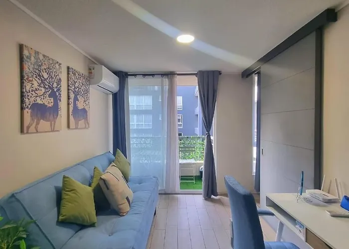Dpto Con Ac Metro Parque Almagro- Precio Total Santiago de Chile