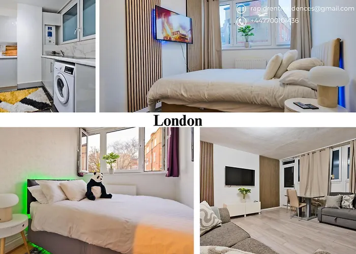 Central London Base 3Br Sleeps 8 Family Friendly