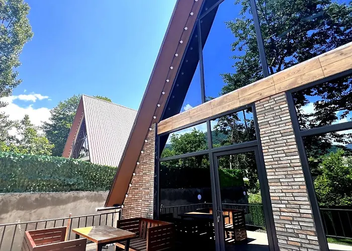 Aframe Villa Riverside Qəbələ
