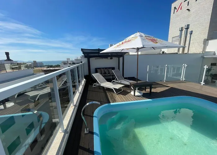 Ferienwohnung Cod 43 - Cobertura Com Piscina E Area Gourmet Governador Celso Ramos