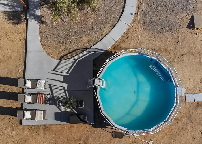 Villa Pool Hot Tub Fenced Yard Firepit Bbq Joshua Tree