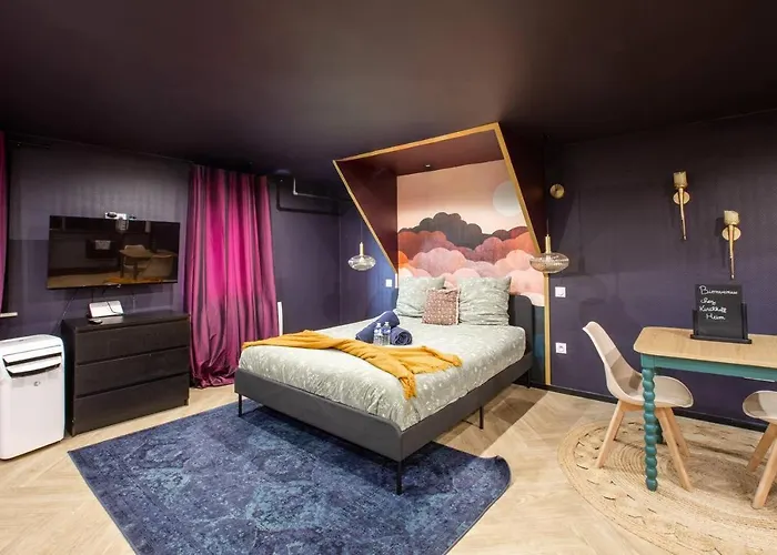Ultra Deluxe Studio, 1000 Nuits, Parking Sur Place Mülhausen