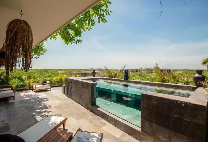 Ferienwohnung Luxury Penthouse With Private Pool, Gym Tulum