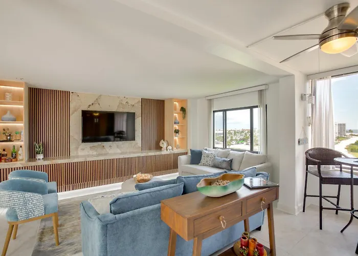 4 Mi To Lovers Key Sp: Modern Condo W/ Ocean Views Fort Myers Beach