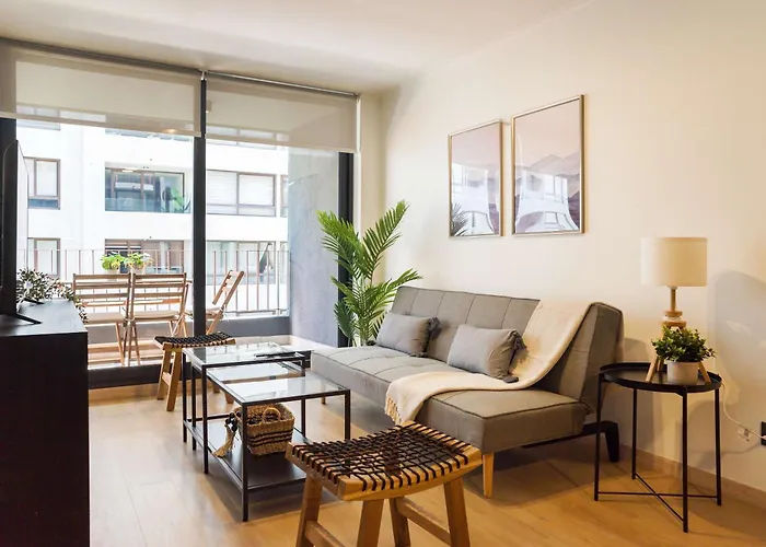 Chic 1Br Oasis For 3 In Bustling Las Condes Santiago de Chile