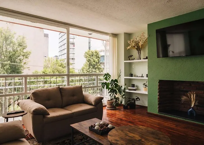 Ferienwohnung 3Br In Condesa W Balcony, Roma Across St Mexiko-Stadt