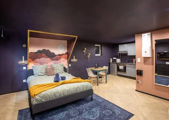 Ultra Deluxe Studio, 1000 Nuits, Parking Sur Place Mülhausen