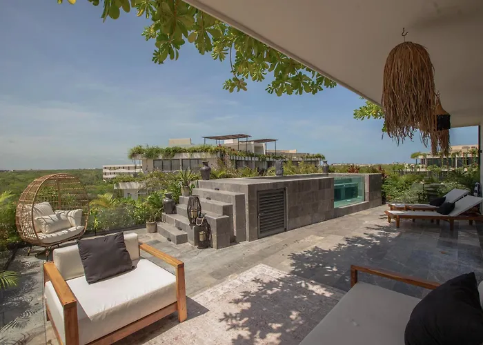 Ferienwohnung Luxury Penthouse With Private Pool, Gym Tulum