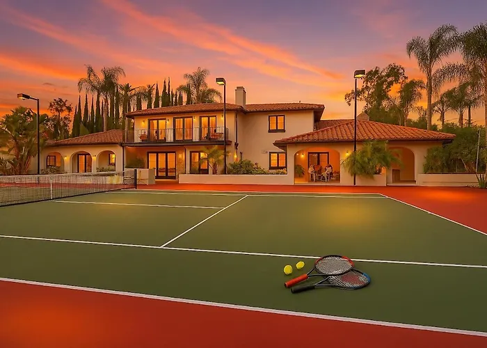Estate With Heated Pool & Jacuzzi & Tennis Court Los Angeles