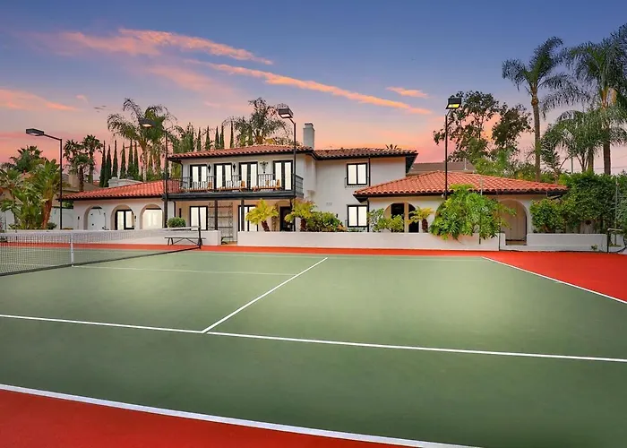 Estate With Heated Pool & Jacuzzi & Tennis Court Los Angeles