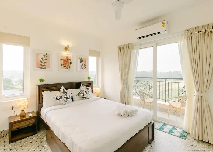Horizon 1Bhk Suite - Pool & Field View Da Alohas Calangute