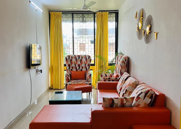 Ferienwohnung Cozy Corner - Tropical 2Bhk Pool Pad Varca